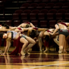 Central Michigan University Dance Team performs their annual nationals showcase in MaGuirk Arena, Sunday, April 8, 2018.