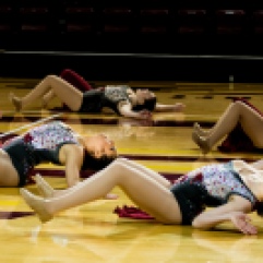 Central Michigan University Dance Team performs their annual nationals showcase in MaGuirk Arena, Sunday, April 8, 2018.